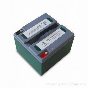 LiFePO4 Batteries, Motive Battery with 12.8V and 24Ah, Suitable for Electric Golf Trolleys